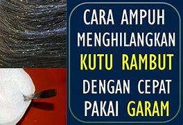 Cara Menghilangkan Kutu Rambut Dengan Garam